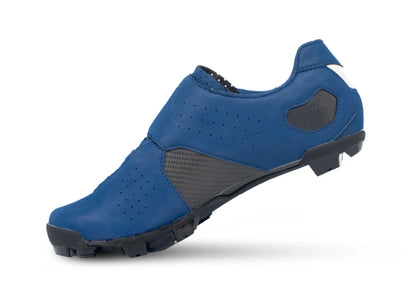 Lake MX333 MTB Shoe - Narrow - Blue-White Clarino