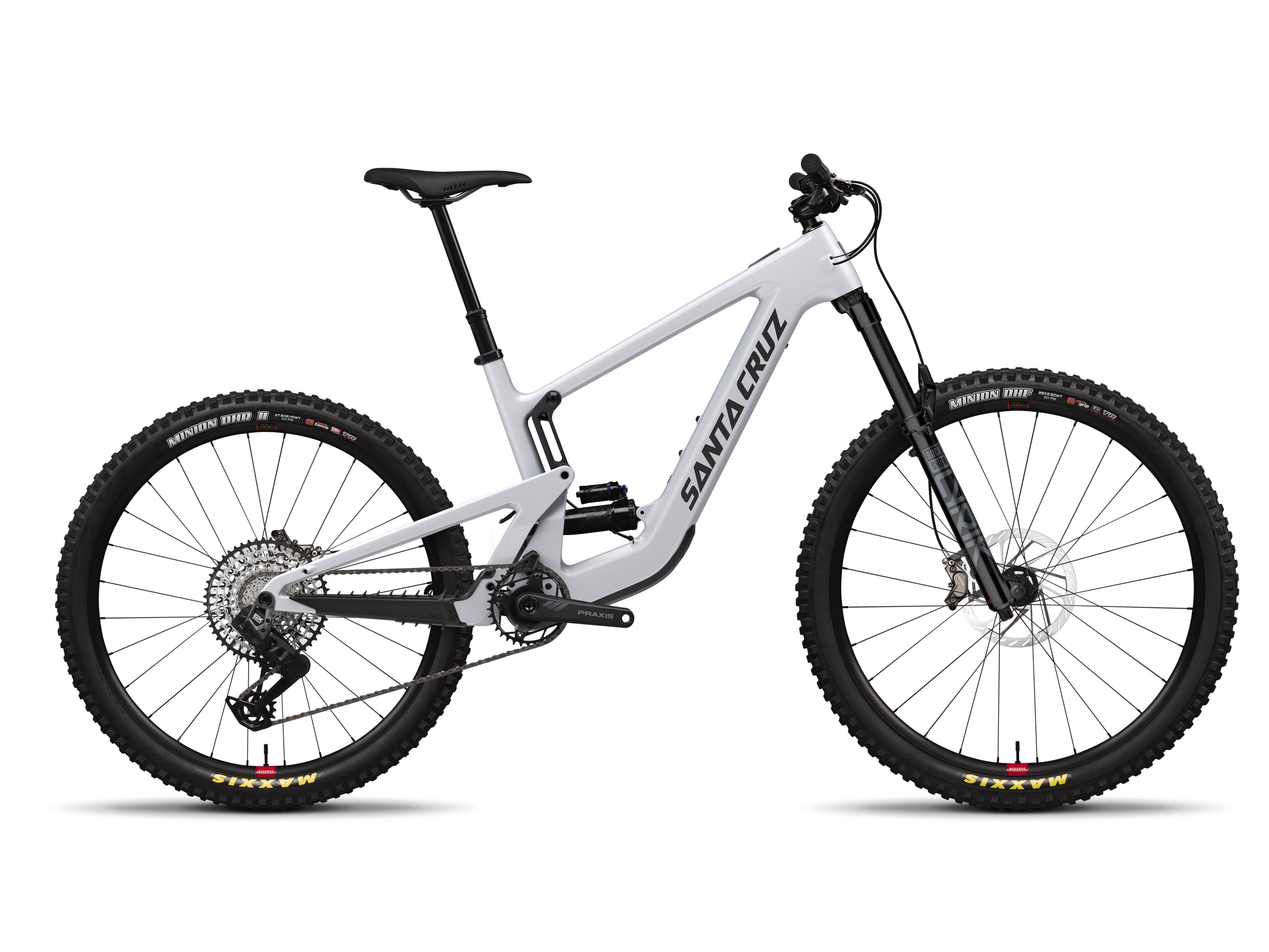 Santa Cruz Heckler SL Carbon MX GX AXS Matt Silver 2024