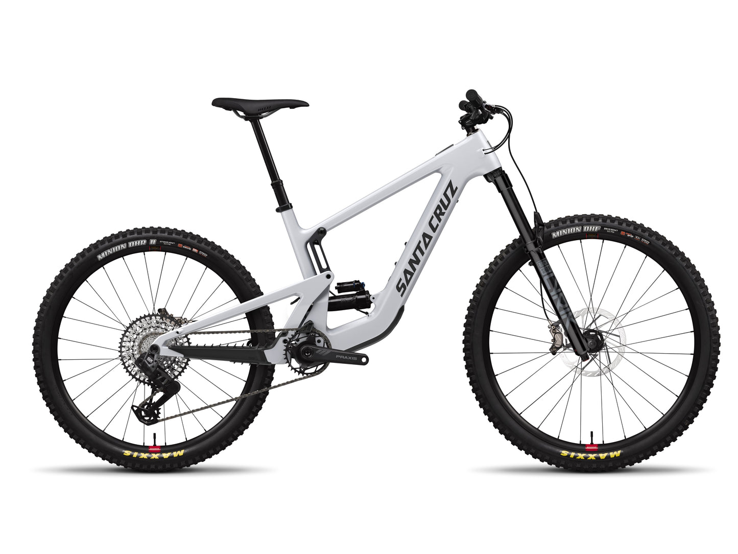 Santa Cruz Heckler SL Carbon MX - GX AXS - Matt Silver - 2024