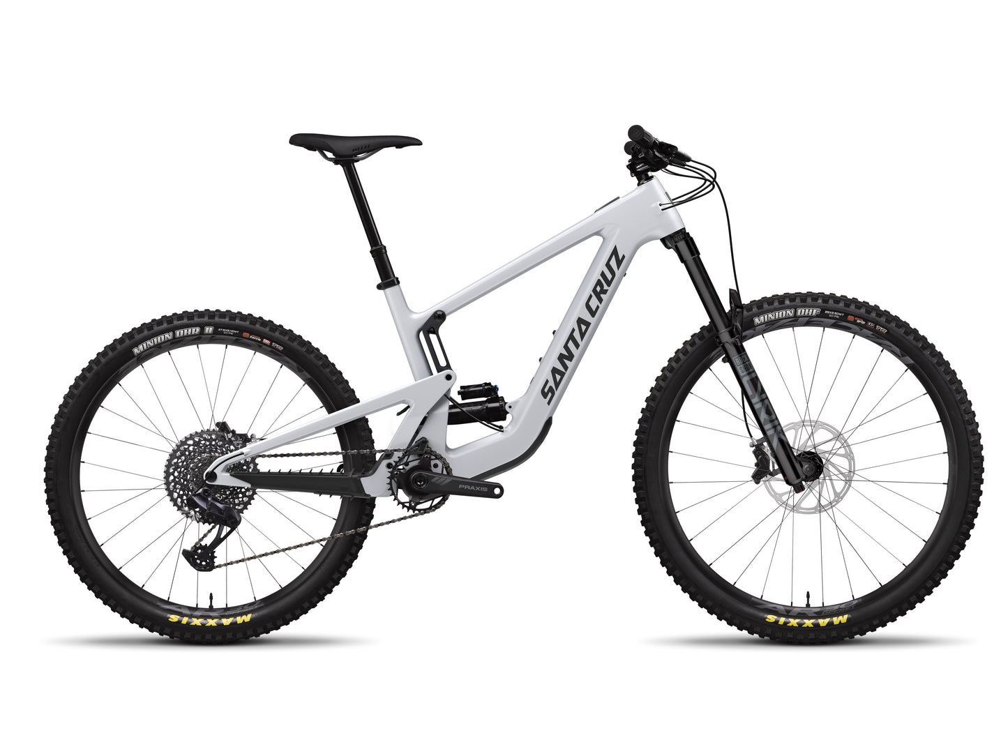 Santa Cruz Heckler SL Carbon MX - S Kit - Matt Silver - 2024