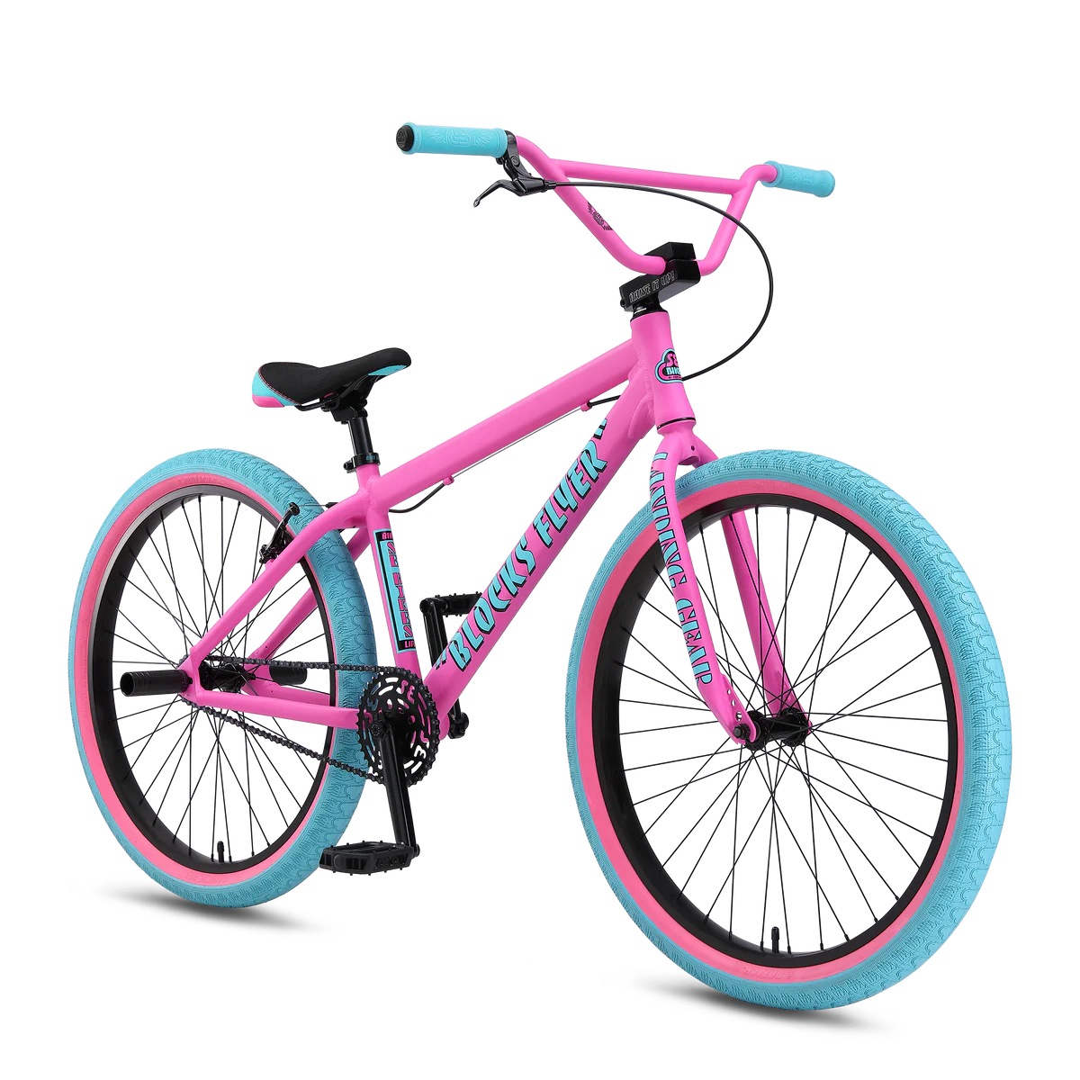 SE Bikes Blocks Flyer 26 - Matte Pink Bubblegum