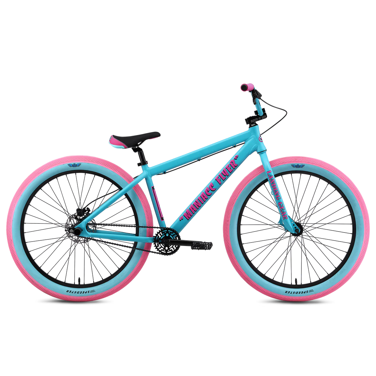 SE Bikes Maniacc Flyer 27.5+ Aqua Bubblegum – Cambria Bike