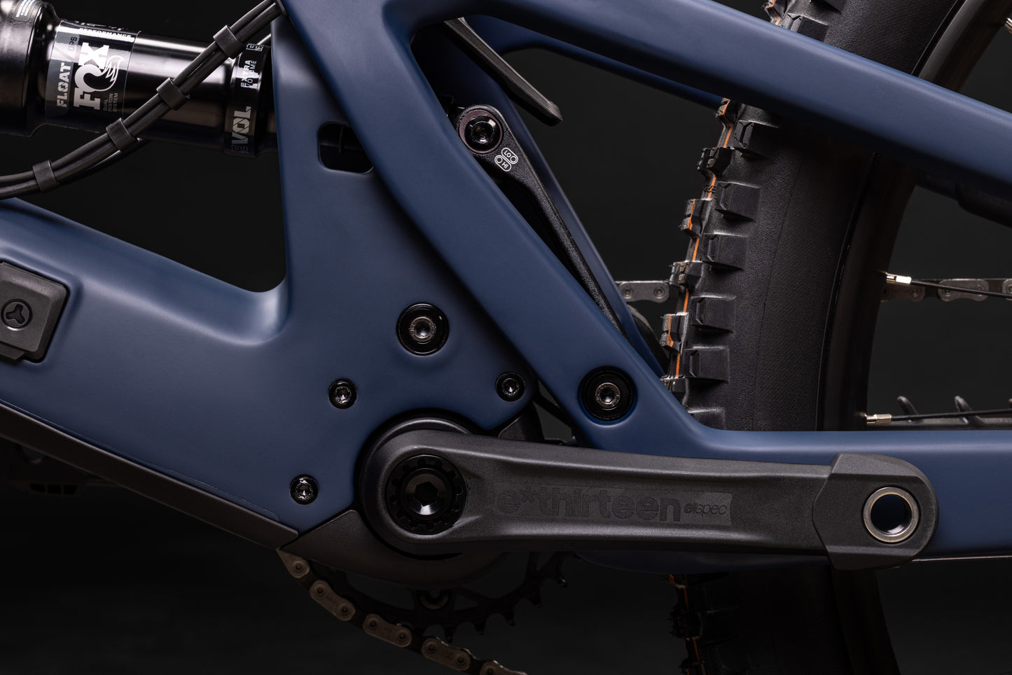 Santa Cruz Heckler SL Carbon MX - 90 Kit - Matt Dark Blue - 2026