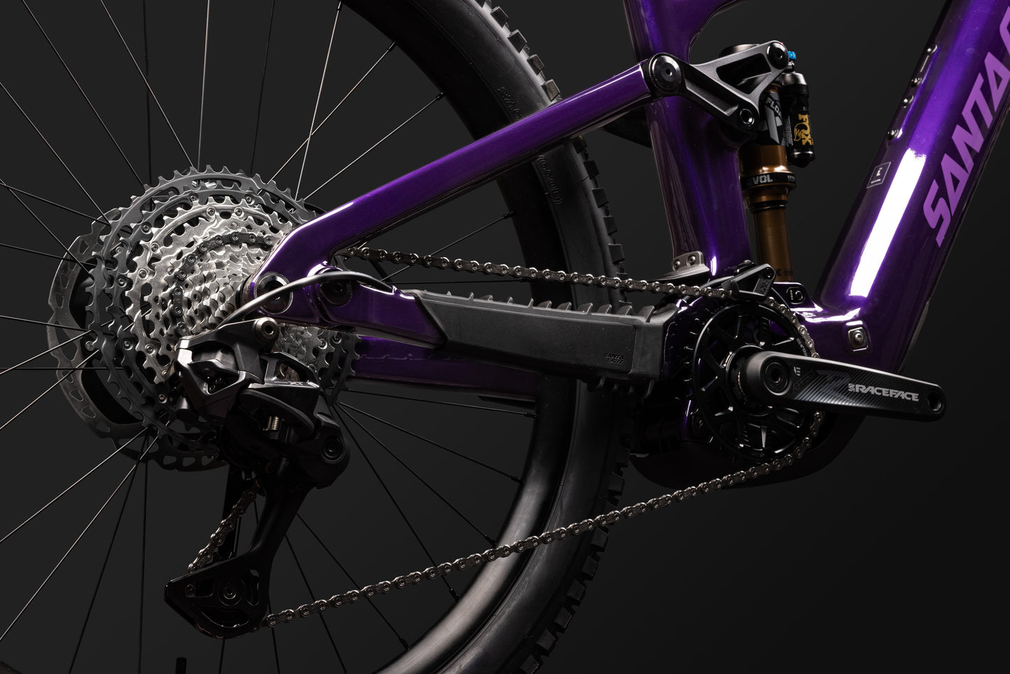 Santa Cruz Vala Carbon MX - XT Di2 Kit - LTD Edition - Gloss Deep Purple