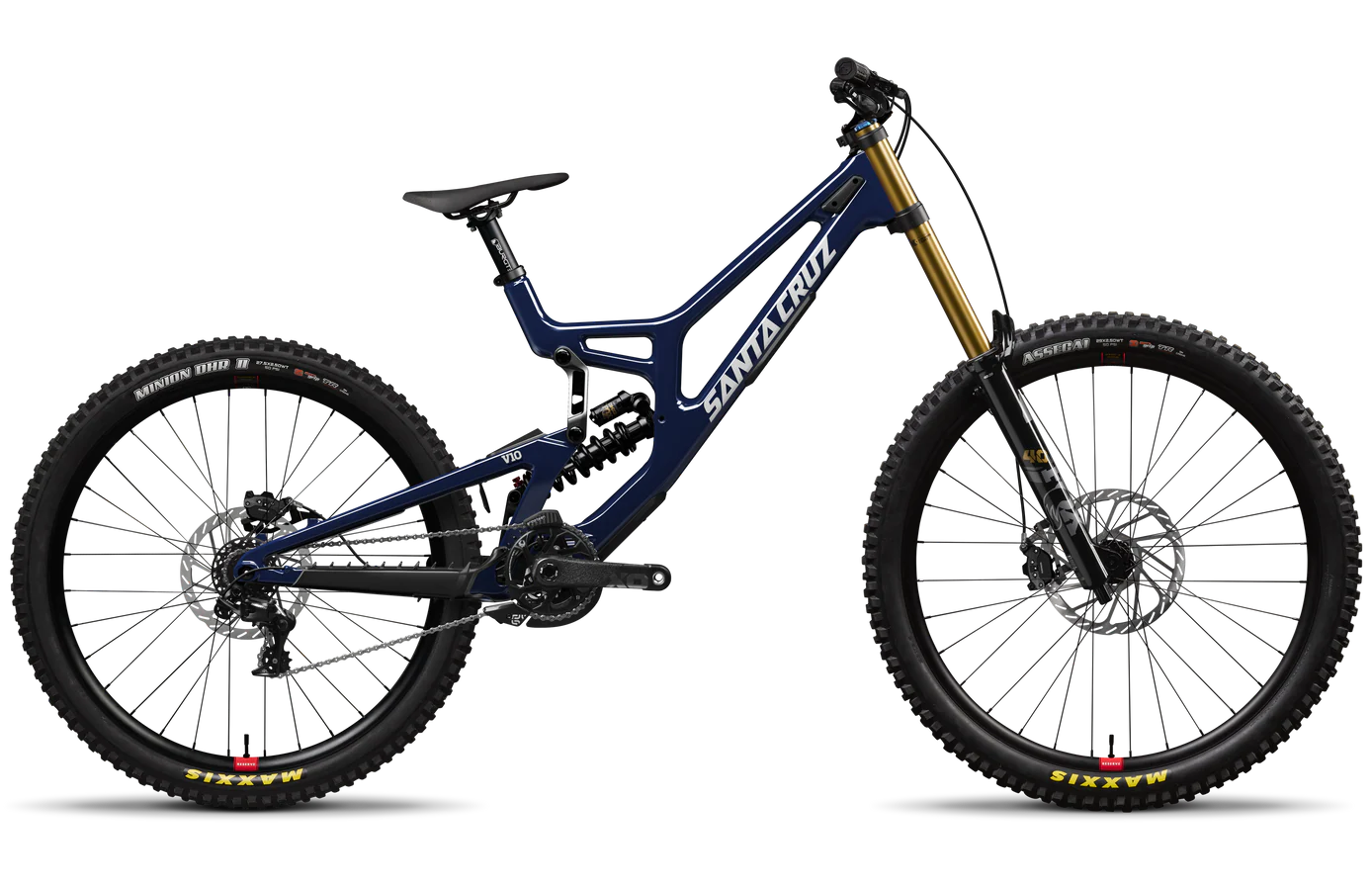 Santa Cruz V10 CC MX - DH X01 - Gloss Liquid Blue - 2027