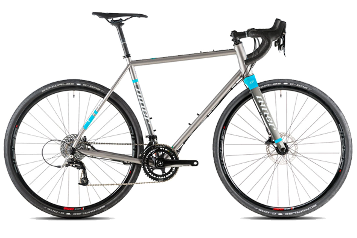 NINER RLT Steel Road Bike - 3-Star Rival - Demo3 - Gray-Blue