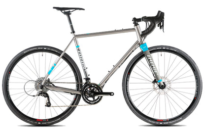 NINER RLT Steel Road Bike - 3-Star Rival - Demo3 - Gray-Blue