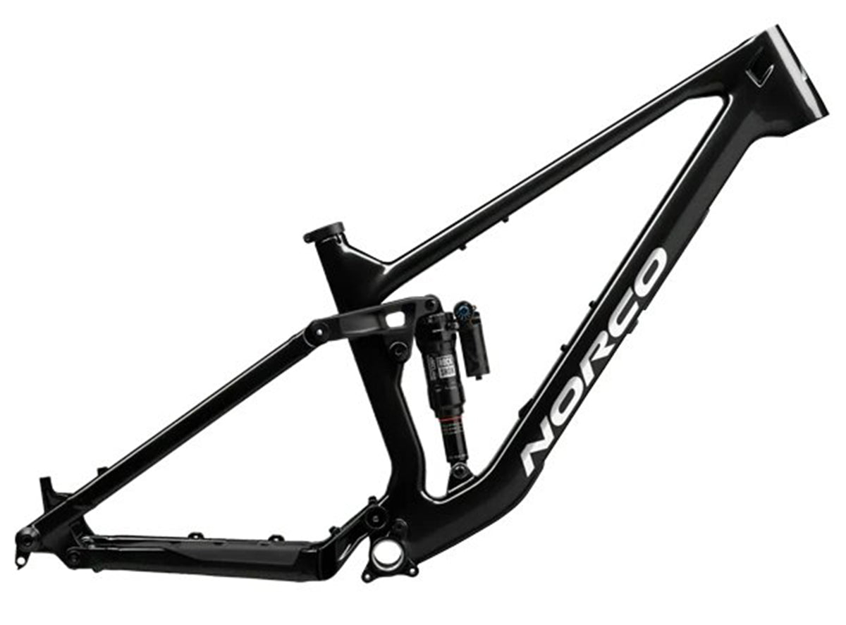 Norco Fluid C 29 Full Suspension Frame - Black-Chrome - 2024