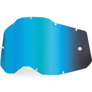 100% Accuri 2/Strata 2 Replacement Lens - Youth - Mirror Blue