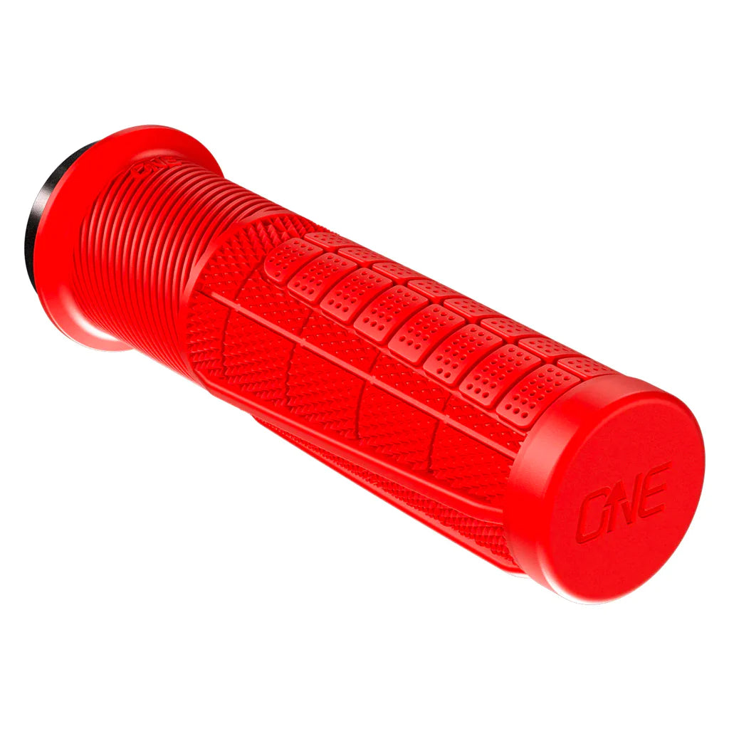 OneUp Thick Lock-On MTB Grips - Red