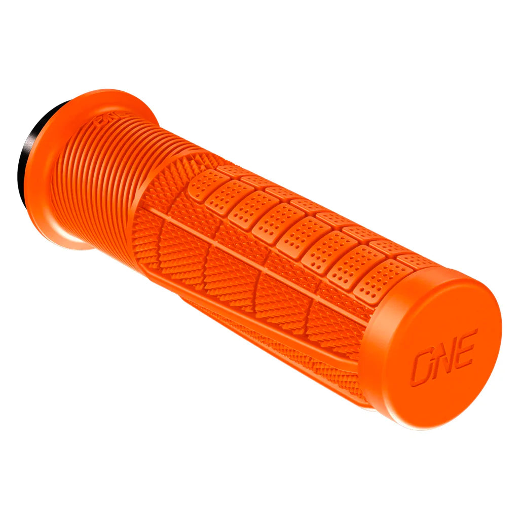 OneUp Thick Lock-On MTB Grips - Orange