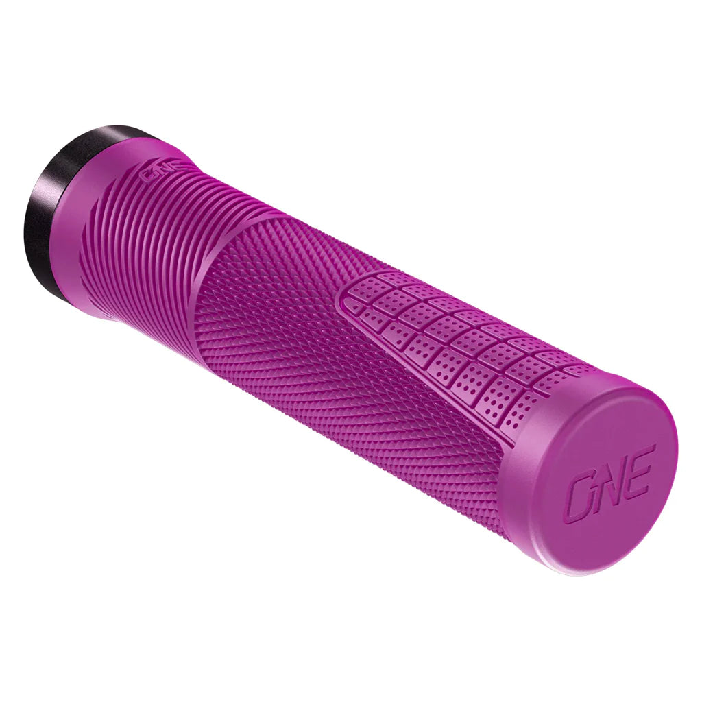 OneUp Thin Lock-On MTB Grips - Purple