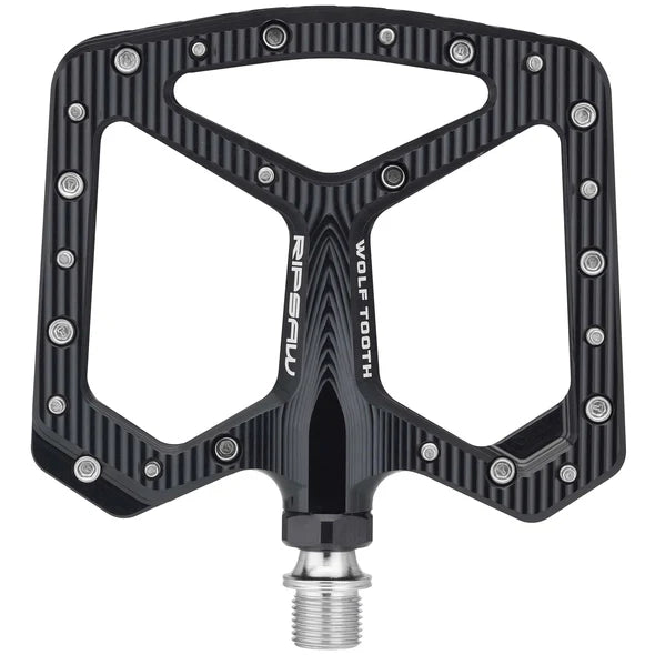 Wolf Tooth Components Ripsaw Aluminum Flat Pedals - Black