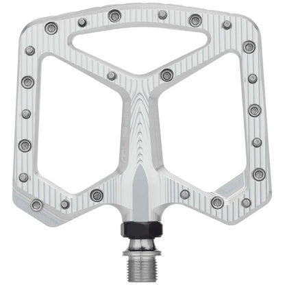 Wolf Tooth Components Ripsaw Aluminum Flat Pedals - Raw Silver