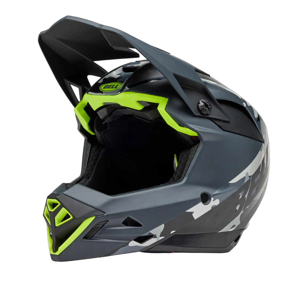 Bell Full-10 Spherical Full Face Helmet - Arise - Matt Gloss Gray-Retina Camo