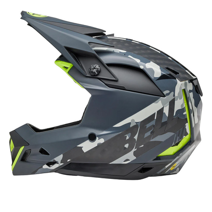 Bell Full-10 Spherical Full Face Helmet - Arise - Matt Gloss Gray-Retina Camo