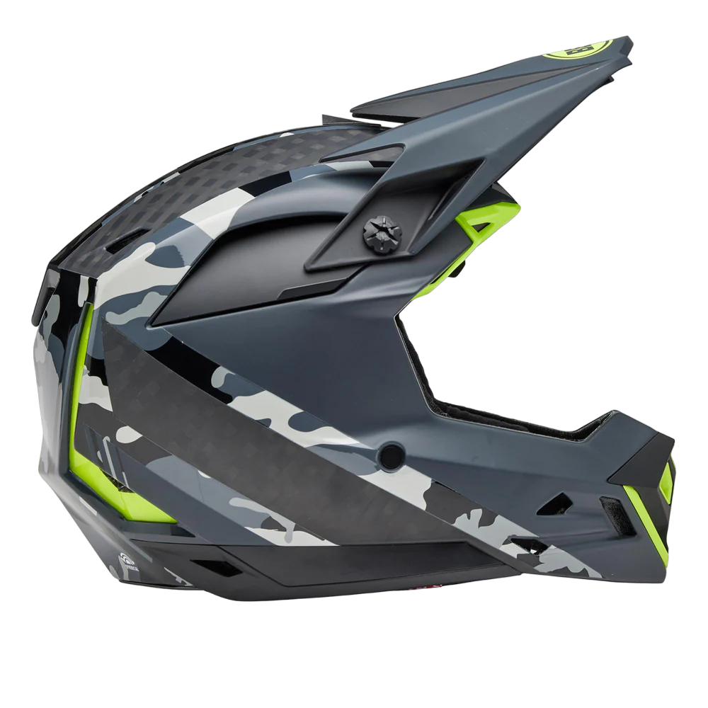 Bell Full-10 Spherical Full Face Helmet - Arise - Matt Gloss Gray-Retina Camo