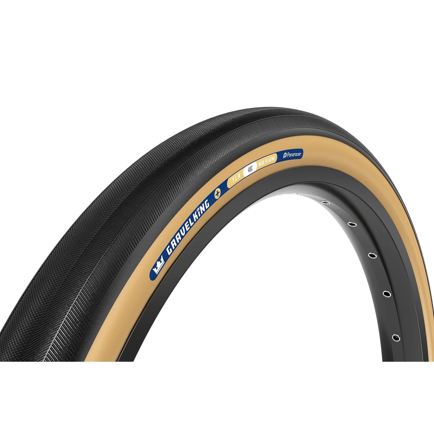 Panaracer Gravelking+ 700c Folding Gravel Tire - Black-Brown