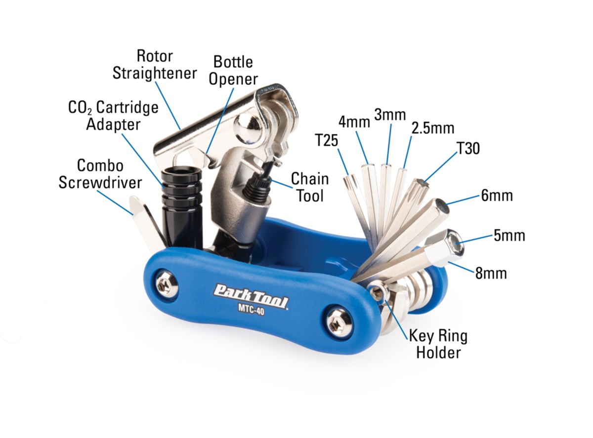 Park Tool Composite Multi Tool MTC-40 - Blue Blue  