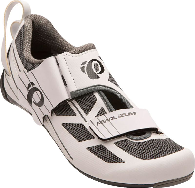 Pearl Izumi Tri Fly Select V6 Tri Shoe - Womens - White-Shadow Gray