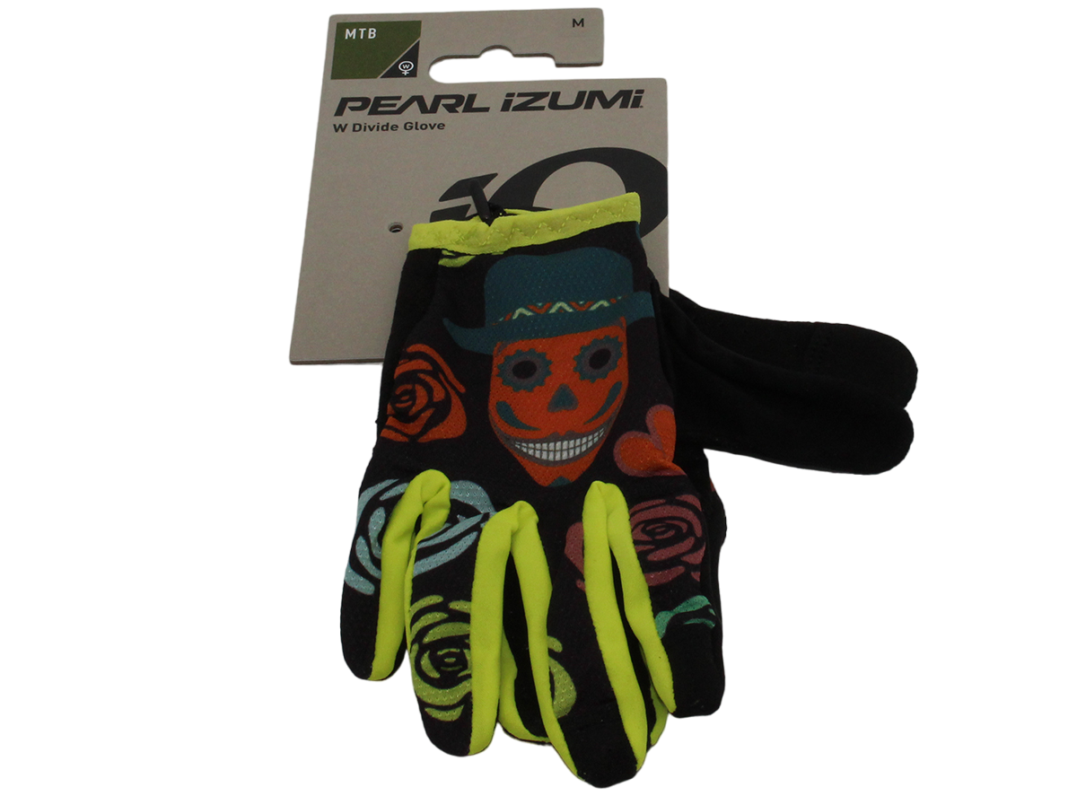 Pearl Izumi Divide MTB Glove Womens Sugar Skulls Cambria Bike