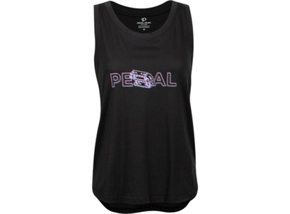 Pearl Izumi Graphic Muscle Tank - Womens - 3D Pedal - Black