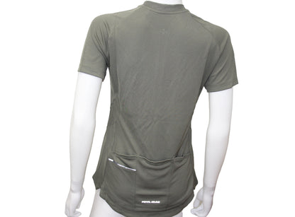 Pearl Izumi Sugar Short Sleeve Road Jersey - Womens - Pale Olive-Rosewood