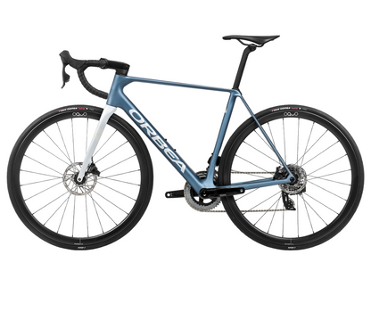 Orbea Orca M31eTeam 700c - Slate Blue-Halo Silver - 2025