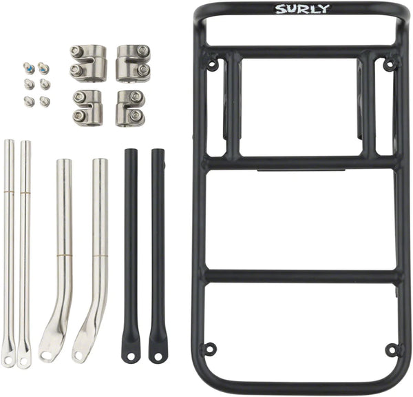 Surly 8-Pack Rack 2.0 Front Rack - Black - Cambria Bike