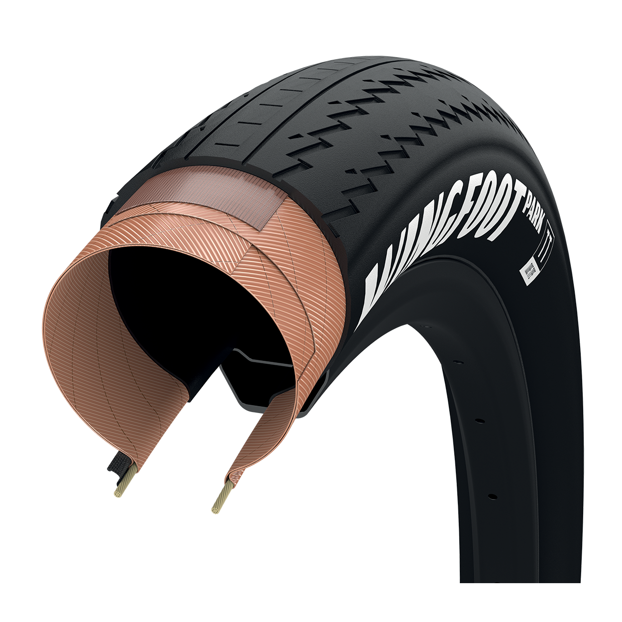 Goodyear Wingfoot Park 26" Folding MTB Tire - Black