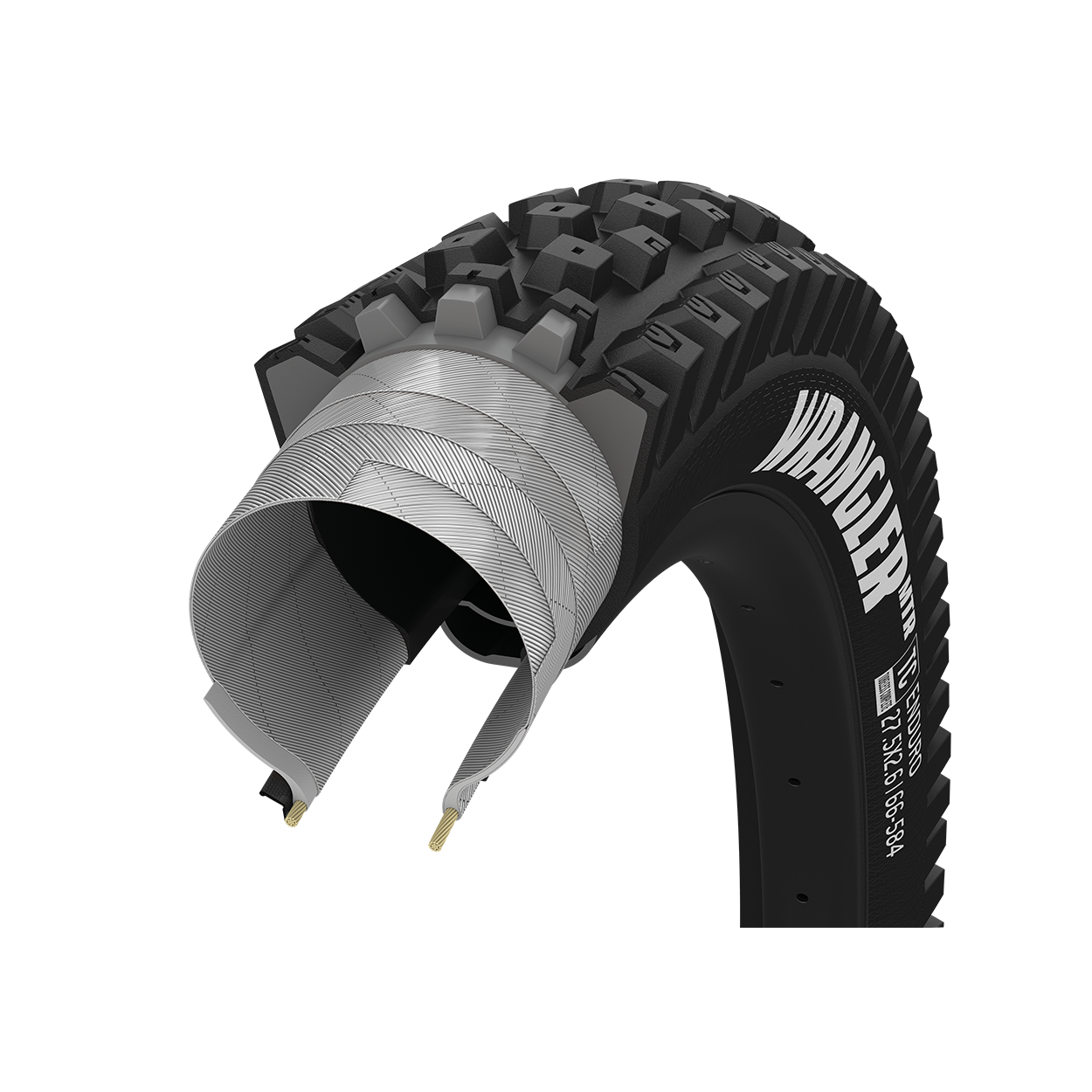 Goodyear Wrangler Enduro MTR 27.5" Folding MTB Tire - Rear