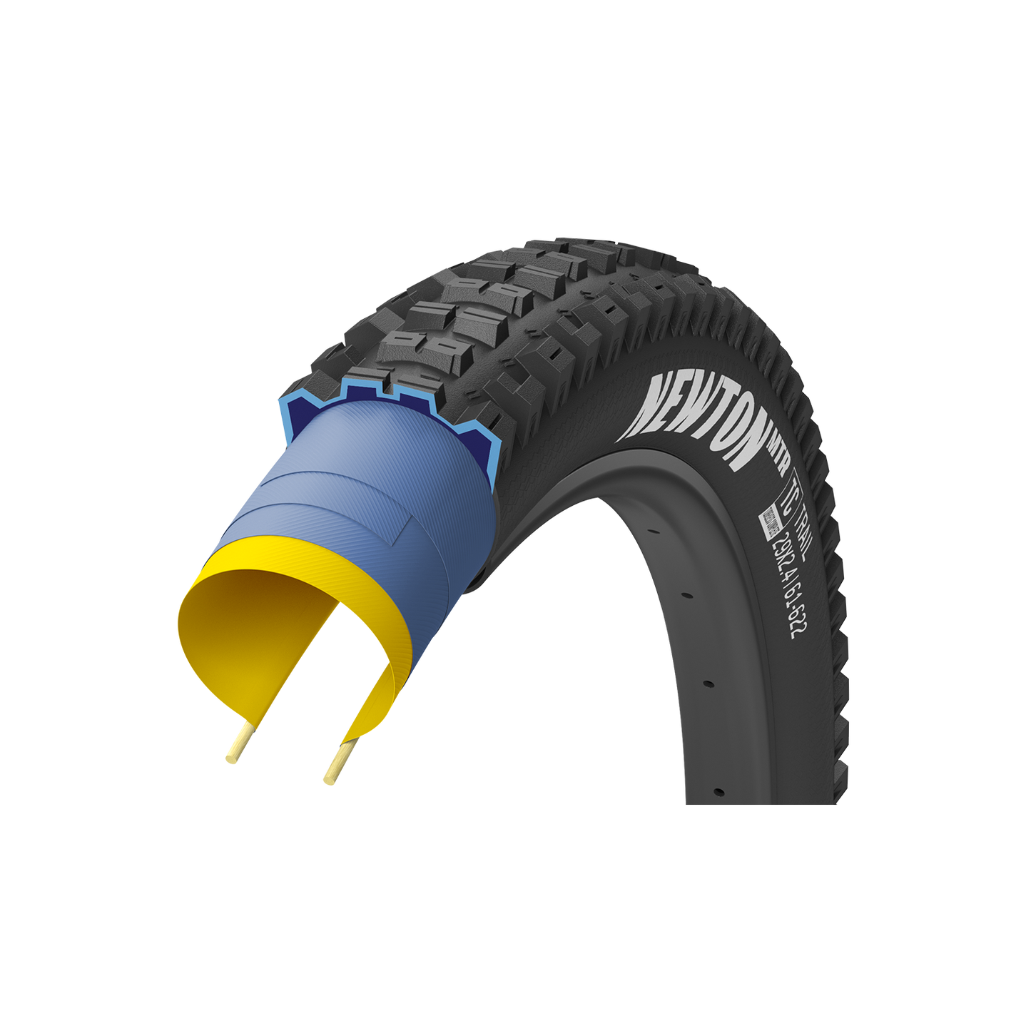 Goodyear Newton MTR Trail 27.5" Folding MTB Tire - Rear