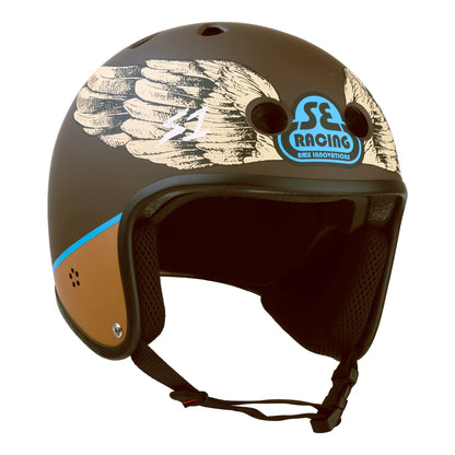 SE Bikes S1 Retro Lifer Dirt Jump Helmet - SE Wings