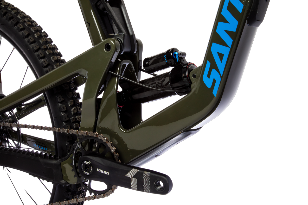 Santa Cruz Bronson Carbon 27.5 - D Kit - SDS+ - Gloss Moss