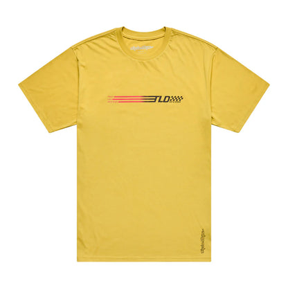 Troy Lee Designs Stripes Short Sleeve Tee - Butter