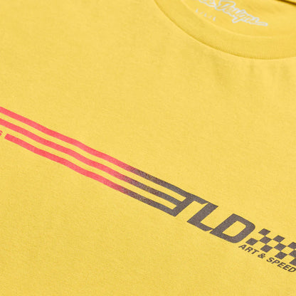Troy Lee Designs Stripes Short Sleeve Tee - Butter
