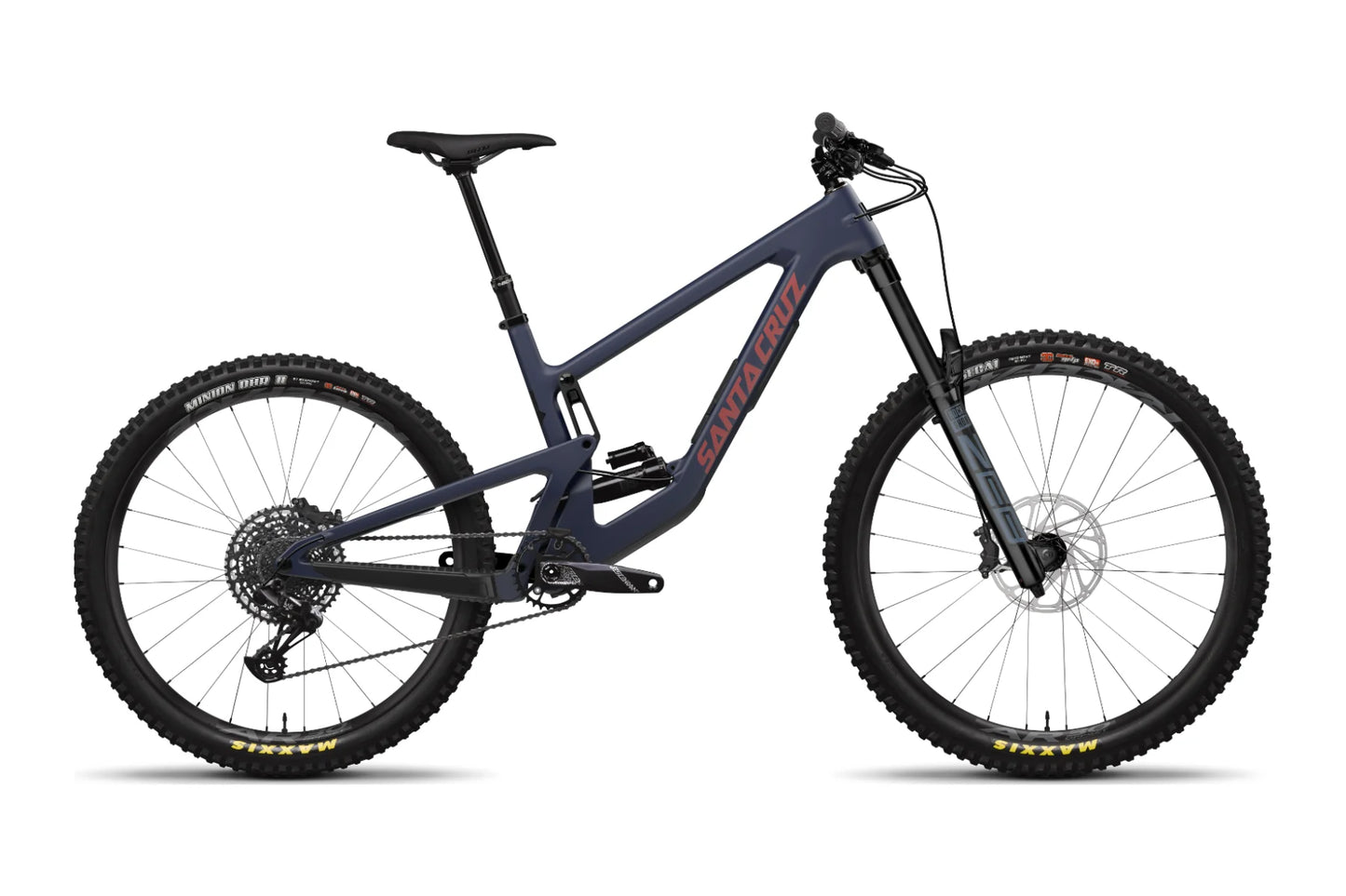 Santa Cruz Nomad Carbon MX - R Kit - Matt Liquid Blue - 2024