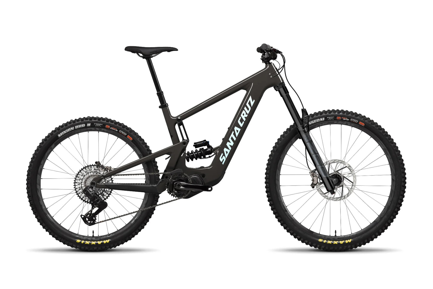 Santa Cruz Bullit Carbon CC MX E-Bike - GX AXS Coil - Gloss Carbon-Blue - 2024