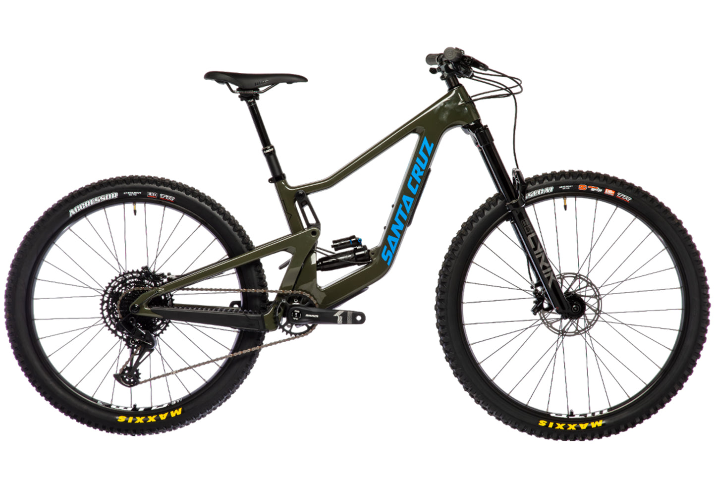 Santa Cruz Bronson Carbon 27.5 - D Kit - SDS+ - Gloss Moss