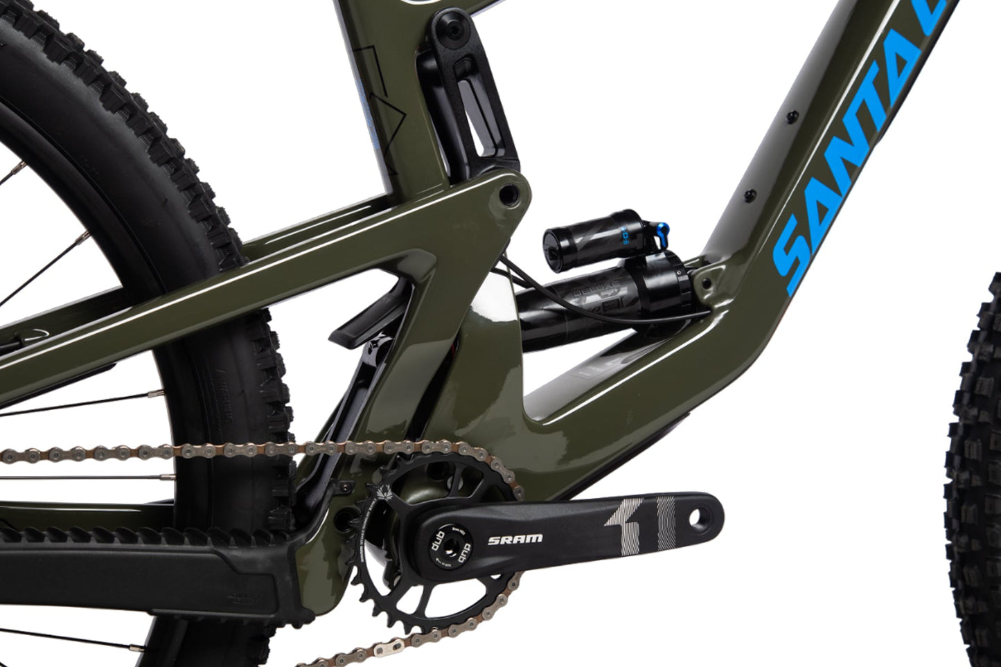 Santa Cruz Bronson Carbon MX - D Kit - Fox FS/SDS+ - Gloss Moss