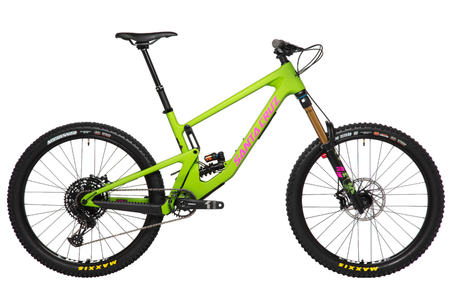 Santa Cruz Nomad Carbon CC 27.5 - D Kit - Fox FS Coil - Adder Green