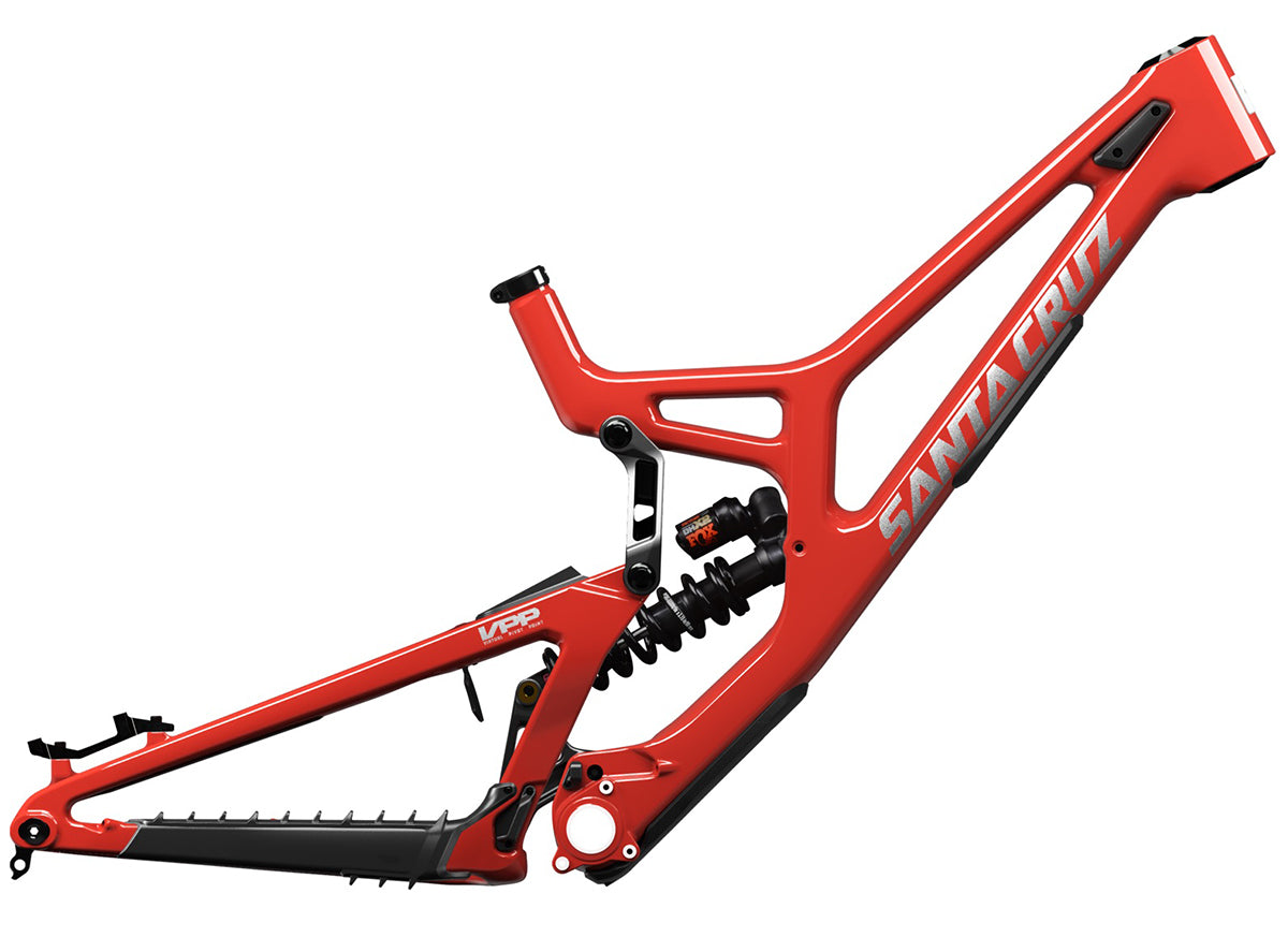 Santa Cruz V10 CC MX Factory Frameset - Gloss Red - 2024