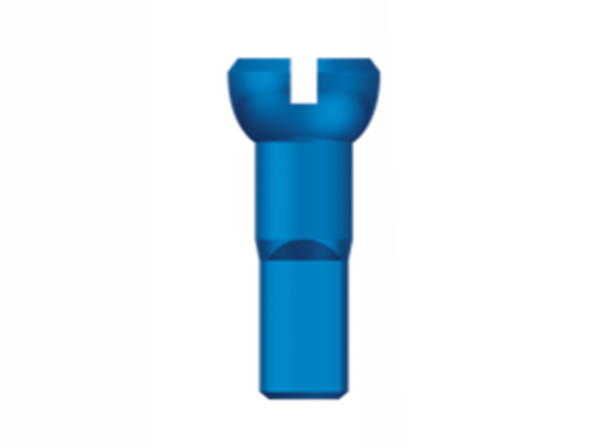 Sapim Aluminum Polyax 14g Nipple - Blue