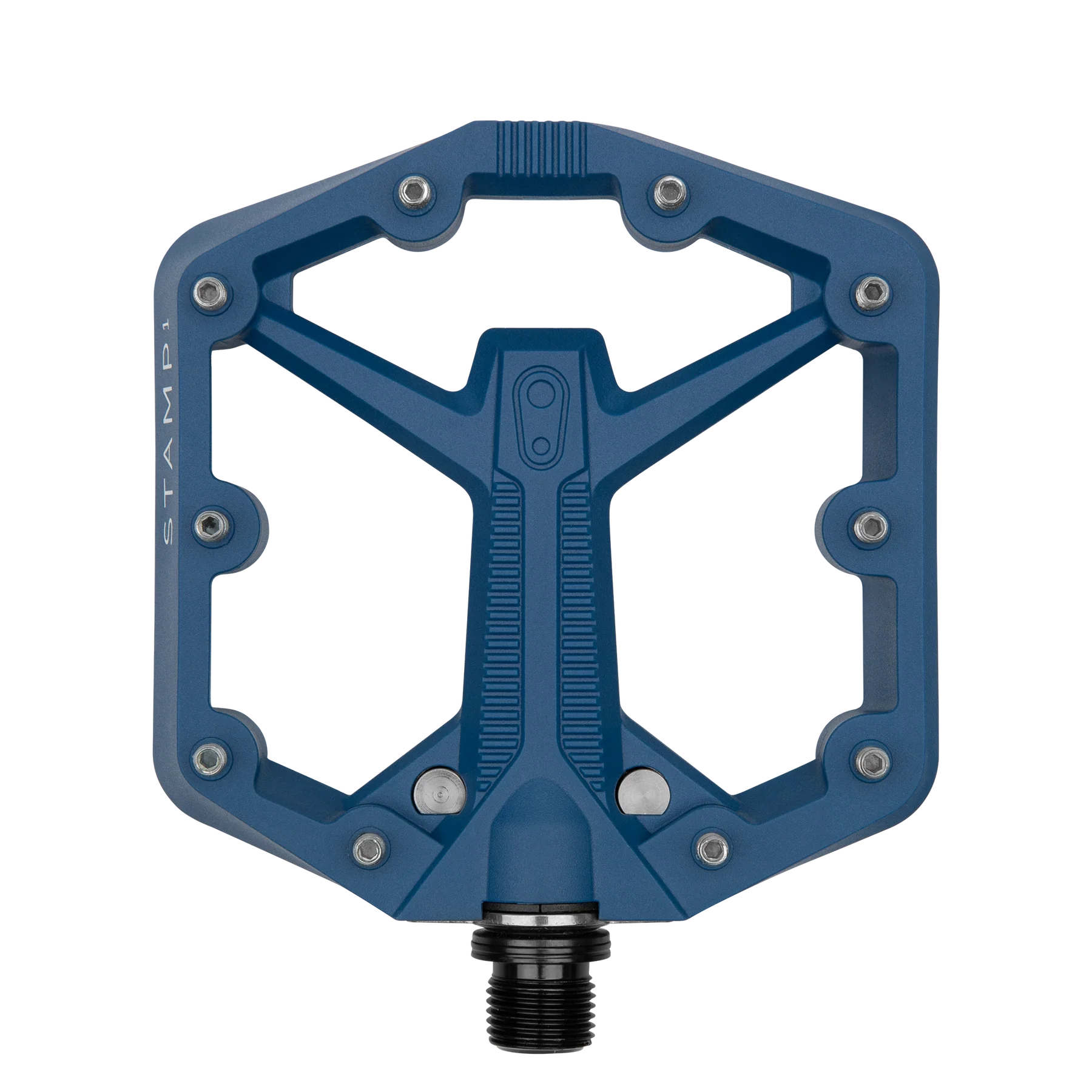 crankbrothers stamp 1 flat pedals Crankbrothers Stamp 1 Gen 2 Pedals Small Navy Blue