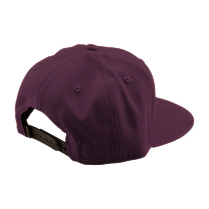 Troy Lee Designs Badge Flat Bill Snapback Hat - Sangria