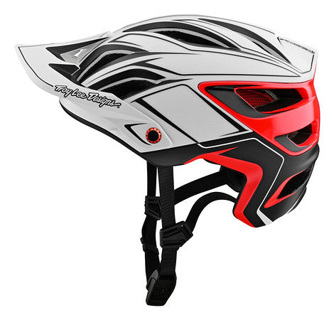 Troy Lee Designs A3 MIPS MTB Helmet - Pin - White-Red