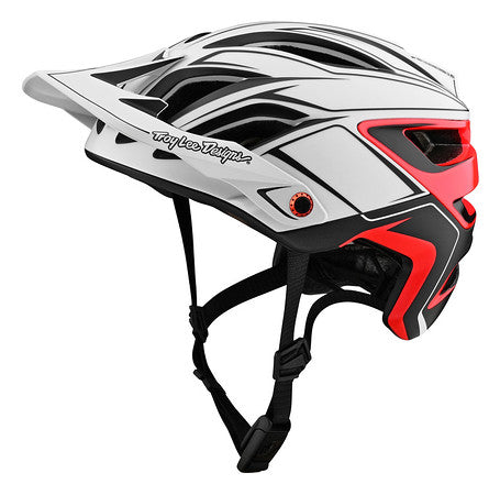 Troy Lee Designs A3 MIPS MTB Helmet - Pin - White-Red