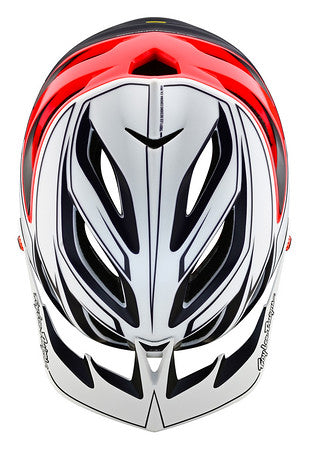 Troy Lee Designs A3 MIPS MTB Helmet - Pin - White-Red