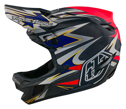 Troy Lee Designs D4 Carbon Full Face Helmet with MIPS - Inferno - Gray