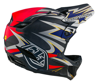 Troy Lee Designs D4 Carbon Full Face Helmet with MIPS - Inferno - Gray